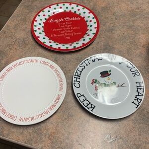 Christmas/Santa Plates